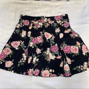 Floral Flared Skirt